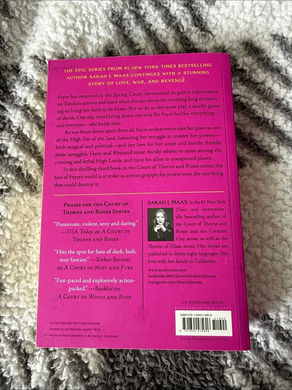 A Court of Wings and Ruin by Sarah J. Maas paperback copy! - Picture 3 of 3